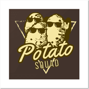 Potato Squad Cool Potatoes Retro Posters and Art